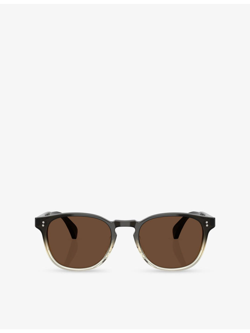 Oliver Peoples Finley round-frame acetate sunglasses, imported from the UK