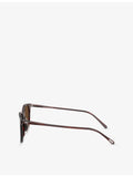 Oliver Peoples Laedin square-frame acetate sunglasses - British product