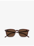 Oliver Peoples Laedin square-frame acetate sunglasses - British product