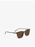 Oliver Peoples Laedin square-frame acetate sunglasses - British product