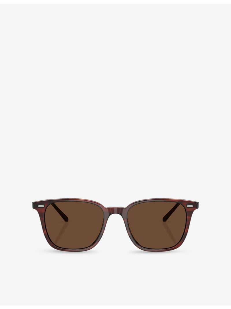 Oliver Peoples Laedin square-frame acetate sunglasses - British product