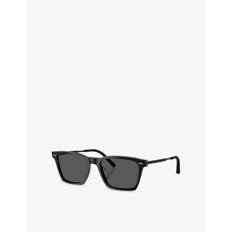 Oliver Peoples square-frame acetate sunglasses 54mm lens, imported from the UK