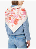FRAME floral silk scarf, 34 inch square - British product