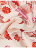FRAME floral silk scarf, 34 inch square - British product