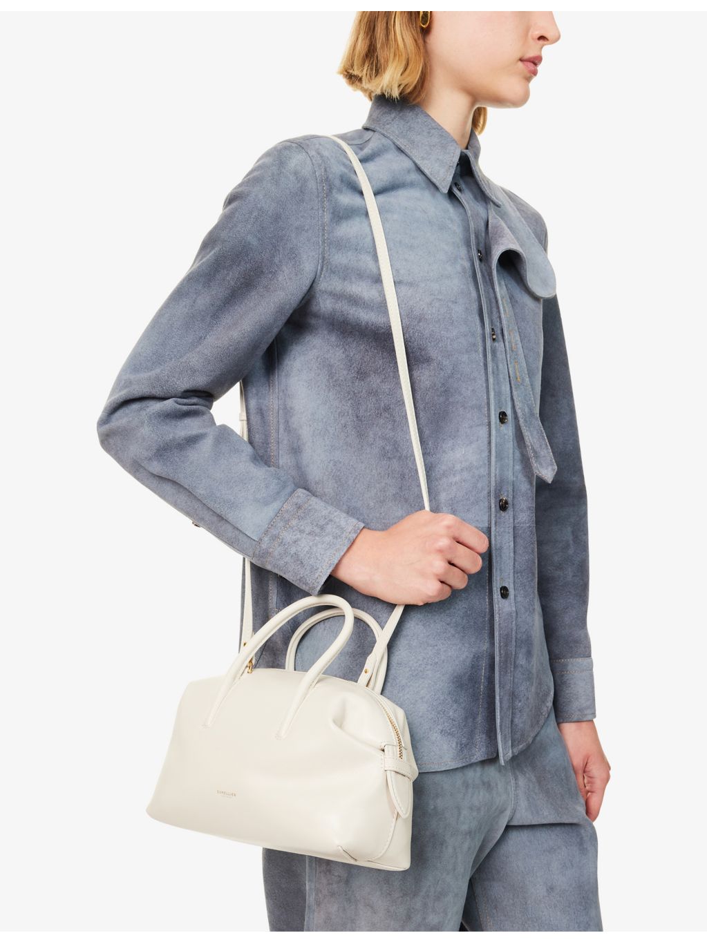 DeMellier Small Stockholm leather handbag structured shape - British product