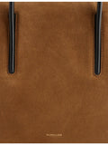 DeMellier Stockholm suede shoulder bag 45cm, imported from the UK