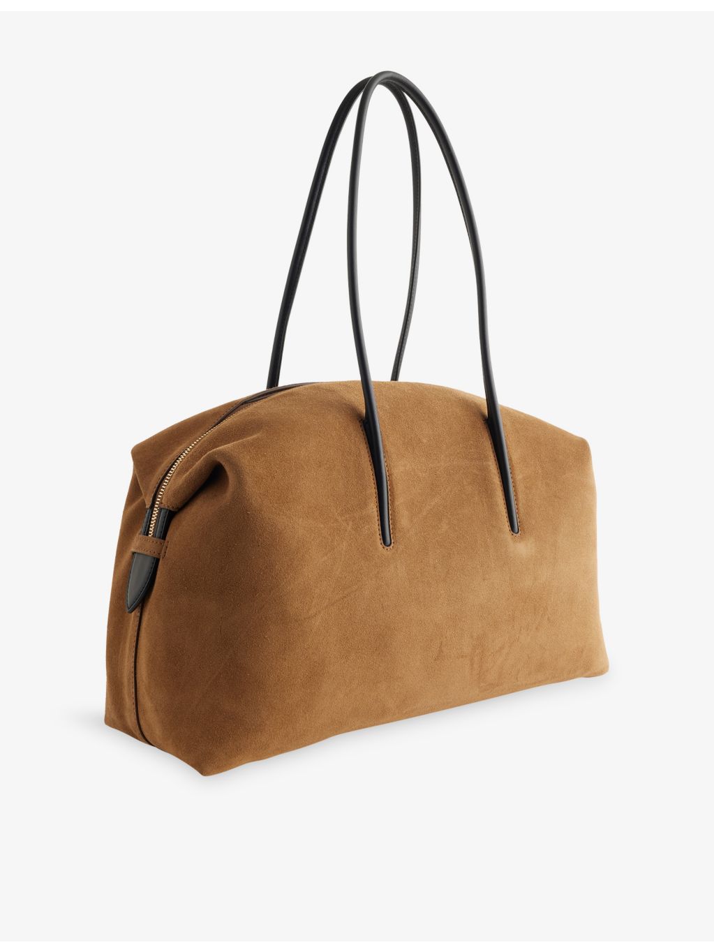 DeMellier Stockholm suede shoulder bag 45cm, imported from the UK
