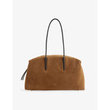 DeMellier Stockholm suede shoulder bag 45cm, imported from the UK