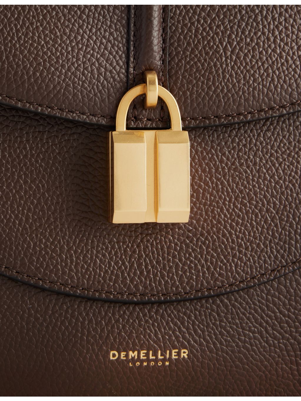 Demellier Siena saddle leather shoulder bag (British brand)