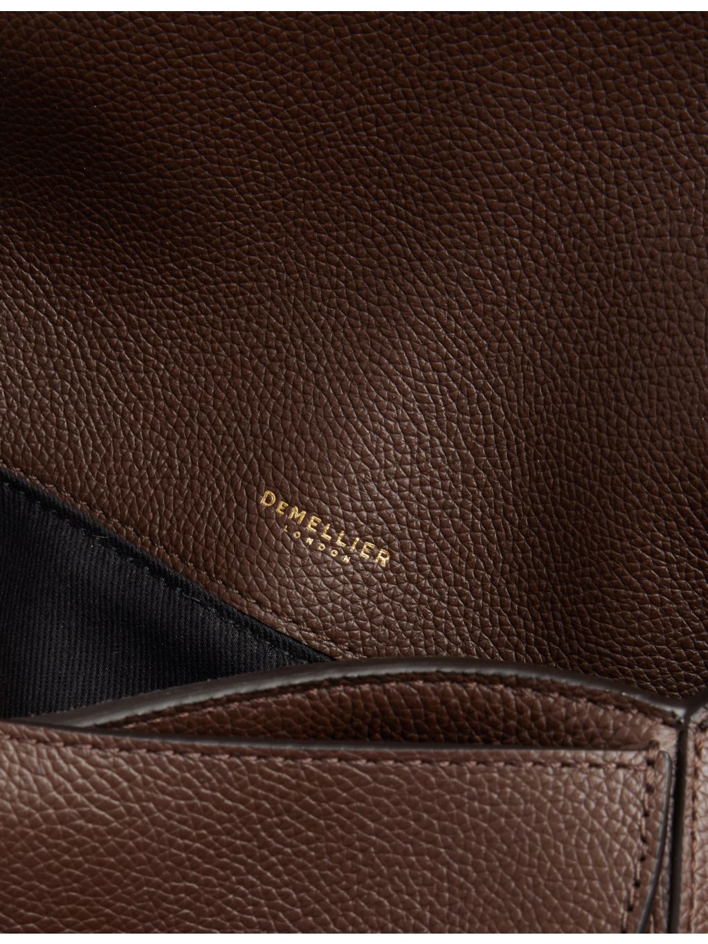 Demellier Siena saddle leather shoulder bag (British brand)