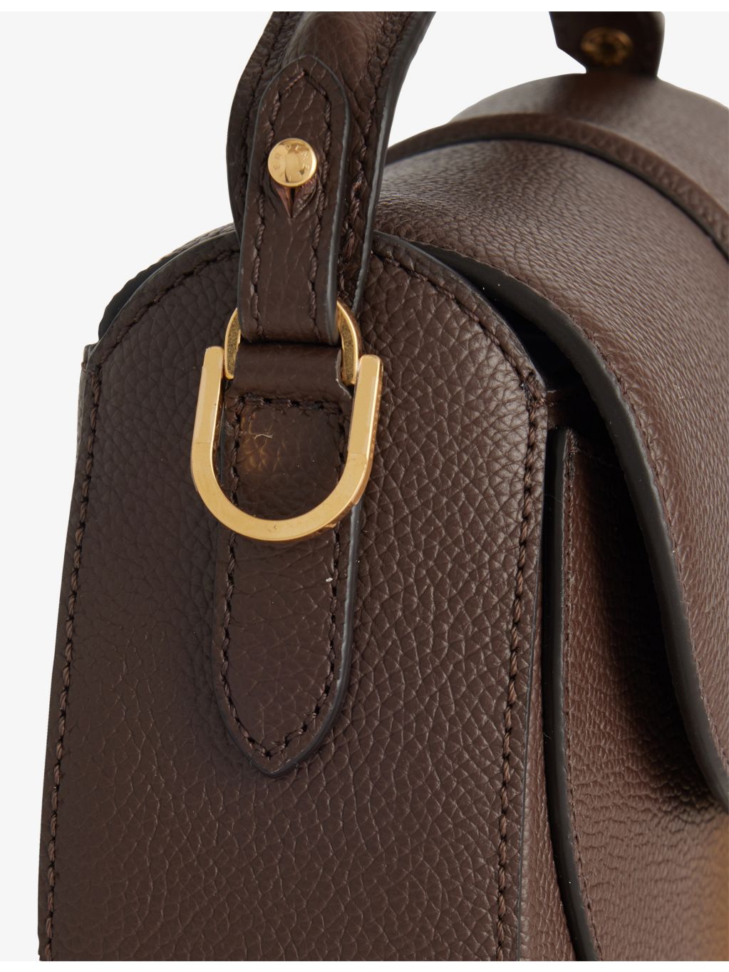 Demellier Siena saddle leather shoulder bag (British brand)