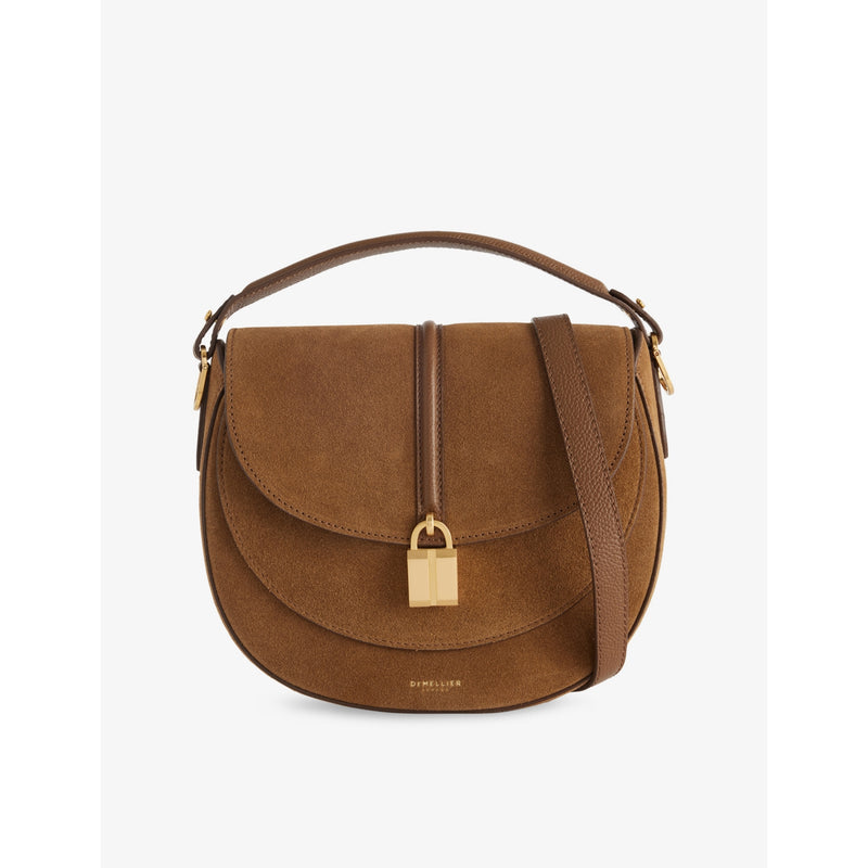 Demellier Siena saddle leather shoulder bag, British brand