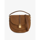 Demellier Siena saddle leather shoulder bag, British brand
