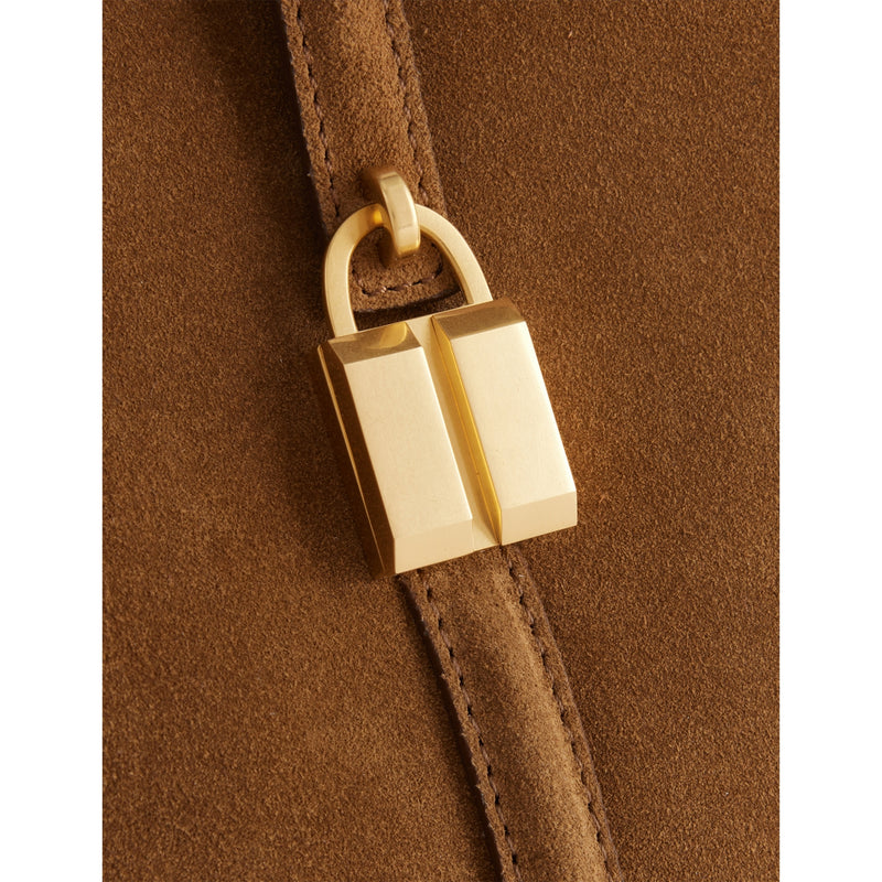 Demellier Siena leather bucket shoulder bag (British brand)