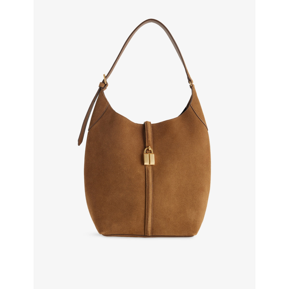 Demellier Siena leather bucket shoulder bag (British brand)