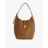 Demellier Siena leather bucket shoulder bag (British brand)