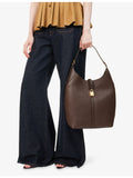 Demellier Siena leather bucket shoulder bag (British brand)
