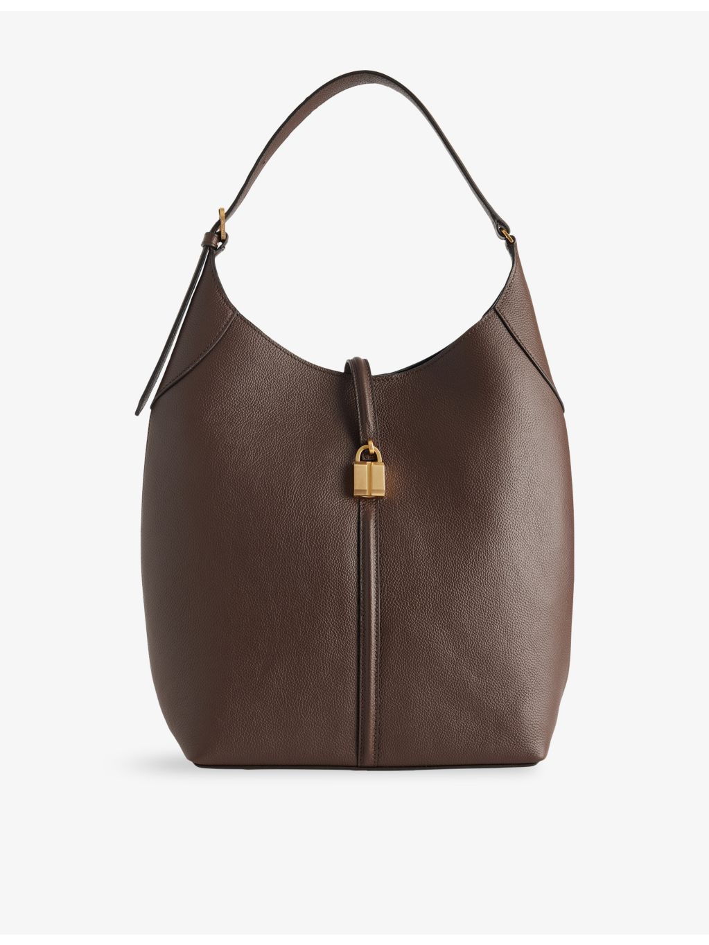 Demellier Siena leather bucket shoulder bag (British brand)