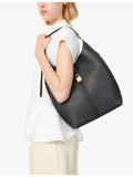 Demellier Siena leather bucket bag, imported from the UK