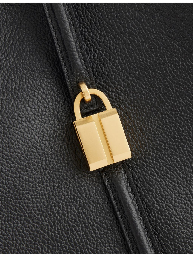 Demellier Siena leather bucket bag, imported from the UK