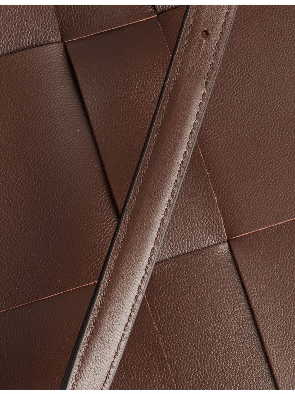 Demellier Florence leather tote bag with top handles, imported from the UK