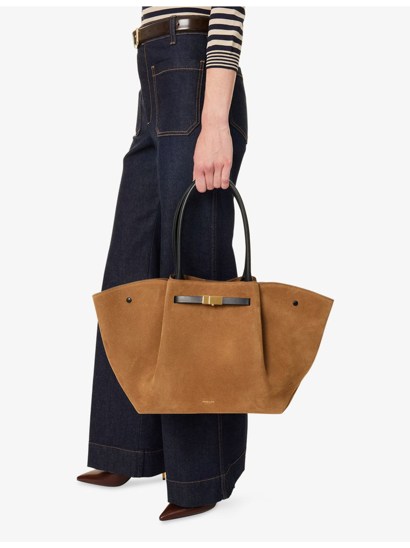 DeMellier New York leather tote bag, imported from the UK