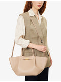 Demellier Midi New York leather tote bag (British brand)