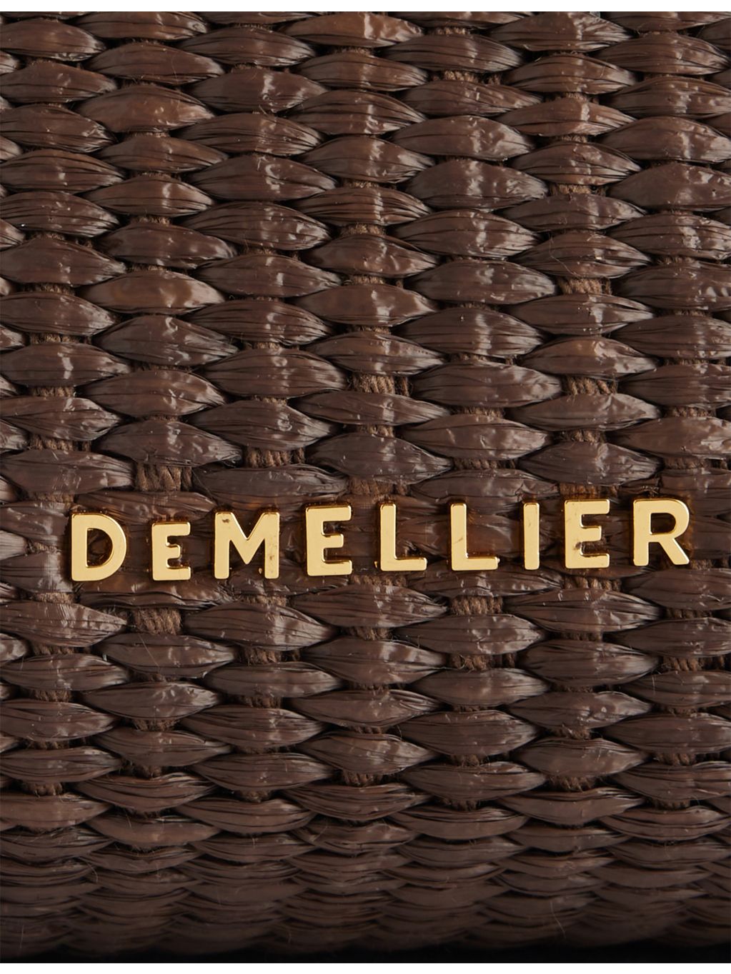 Demellier Midi New York raffia tote bag - British product