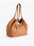 Strathberry Barra grained leather tote bag, imported from the UK