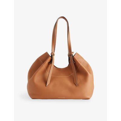 selfridges Strathberry Barra Grained Leather Tote Bag- Buy online at McGrocer