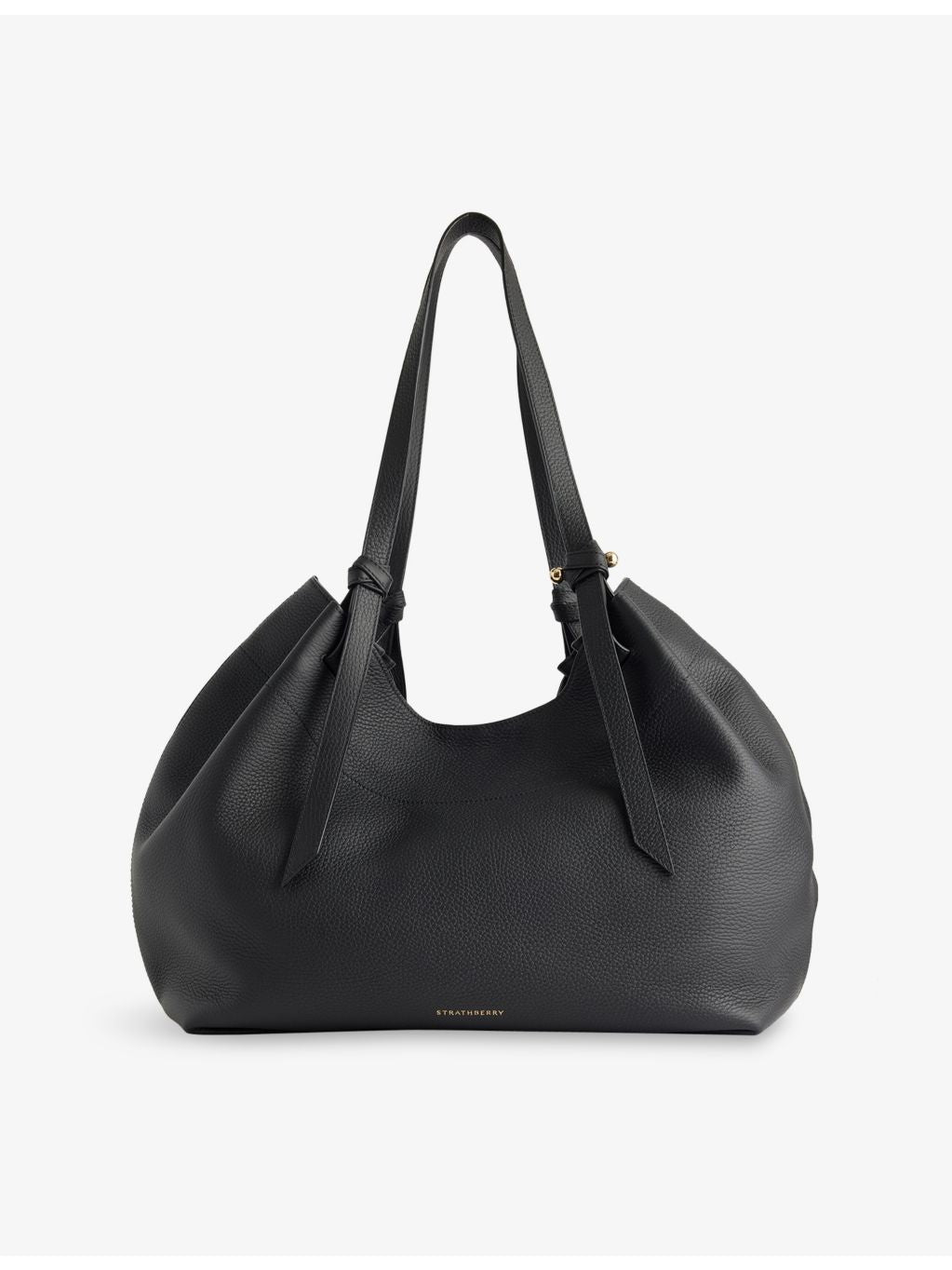 Strathberry Barra logo-plaque leather tote bag - British product