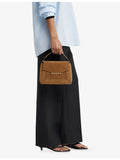 Strathberry suede top handle handbag with adjustable strap - British brand