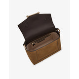 Strathberry suede top handle handbag with adjustable strap - British brand
