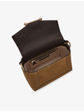 Strathberry suede top handle handbag with adjustable strap - British brand
