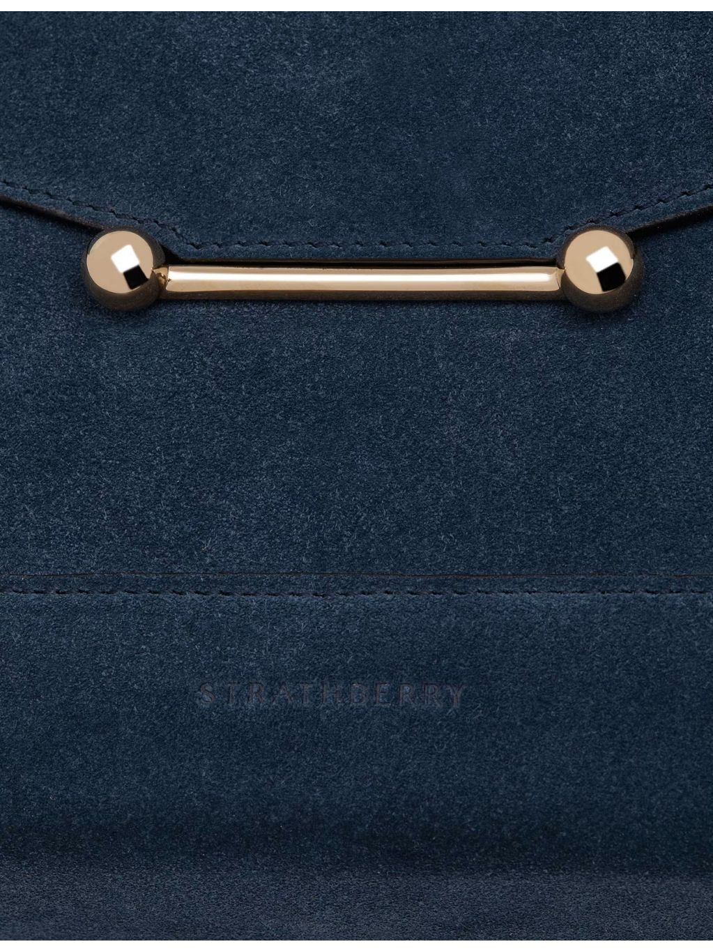 Strathberry Mosaic suede top-handle bag (British brand)