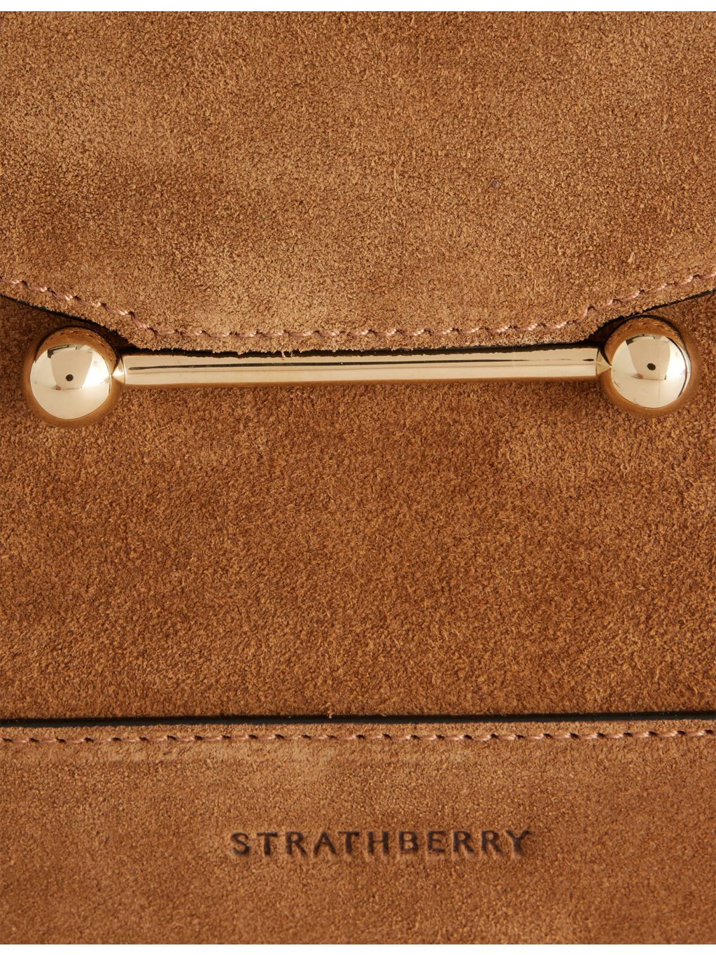 Strathberry Mosaic suede top-handle bag (British brand)