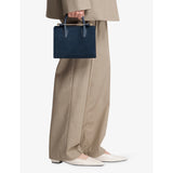 Strathberry mini tote suede top-handle bag - British product