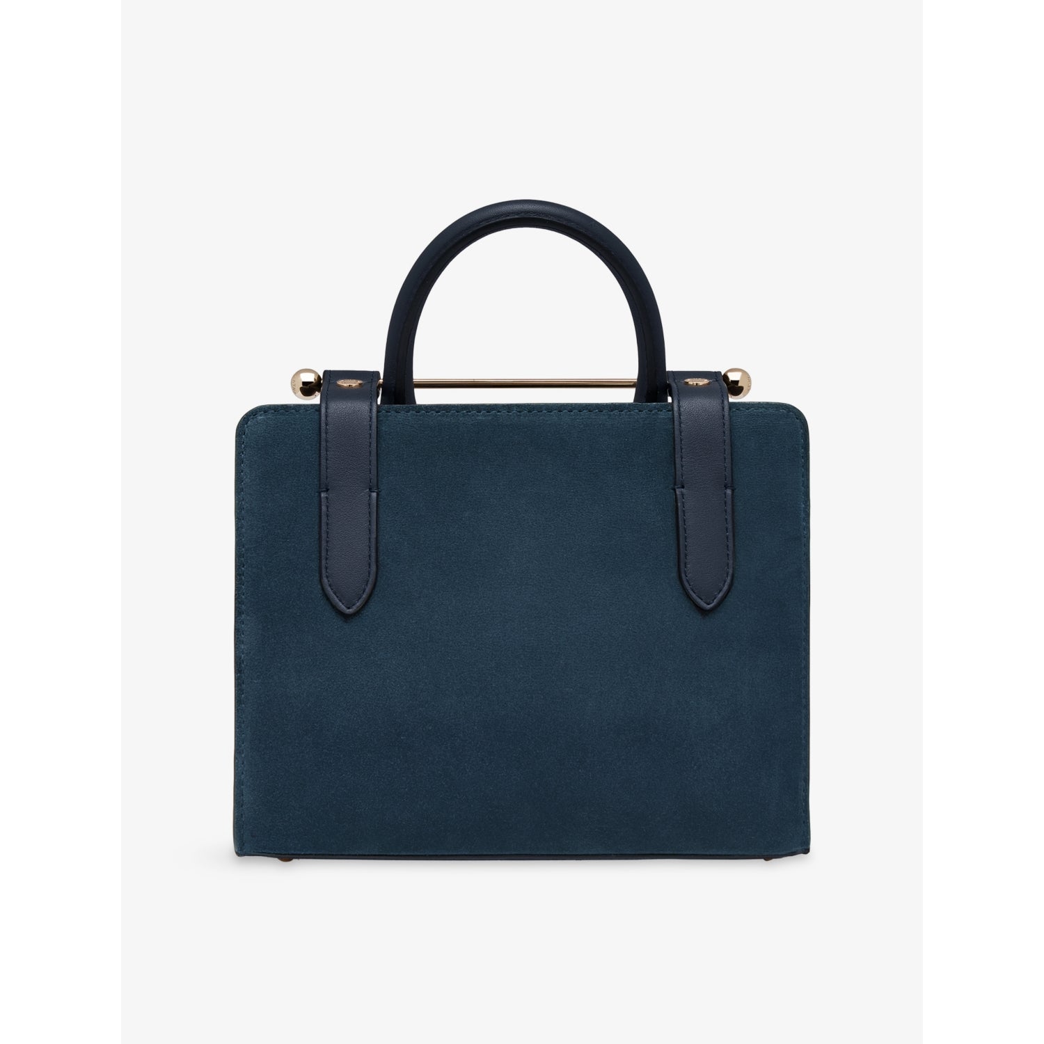 Strathberry mini tote suede top-handle bag - British product