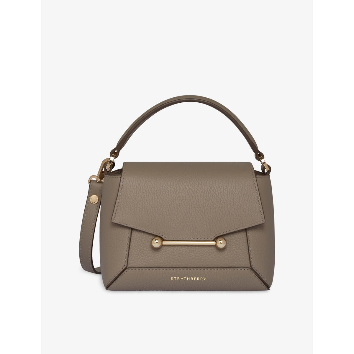 Strathberry Mosaic Nano top-handle bag, imported from the UK