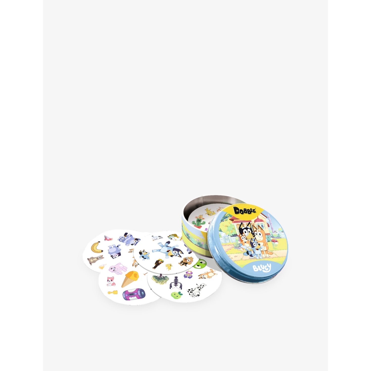 Dobble Bluey card game in tin (British brand)