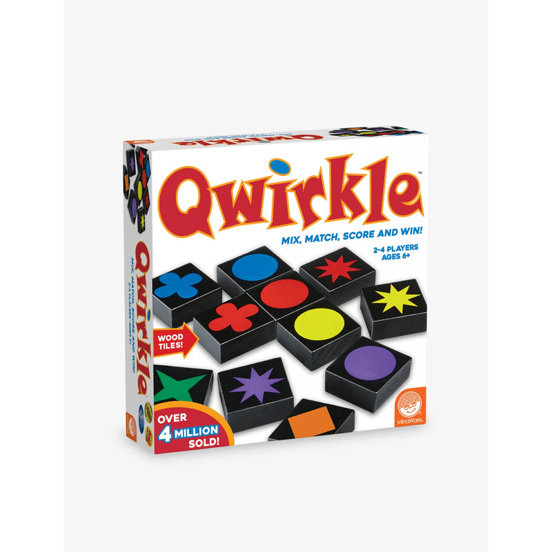 Qwirkle wooden board game with 108 tiles (British brand)