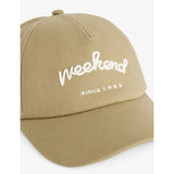 Weekend Max Mara logo-embroidered cotton baseball cap, UK version