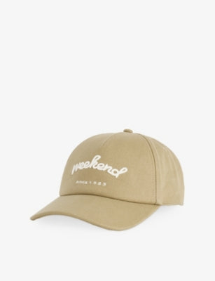 Weekend Max Mara logo-embroidered cotton baseball cap, UK version