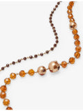 Max Mara Weekend layered bead necklace, imported from the UK