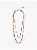 Max Mara Weekend layered bead necklace, imported from the UK