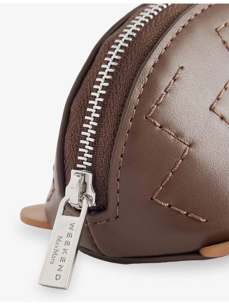 Weekend Max Mara leather coin purse with hedgehog design, UK version