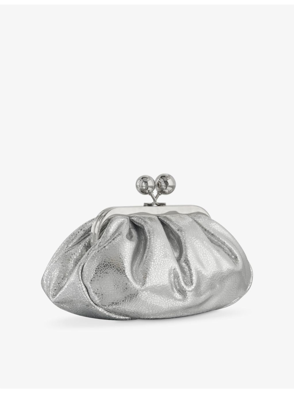 Weekend Max Mara Pasticcino metallic leather handbag, imported from the UK