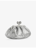 Weekend Max Mara Pasticcino metallic leather handbag, imported from the UK