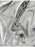 Weekend Max Mara Pasticcino metallic leather handbag, imported from the UK
