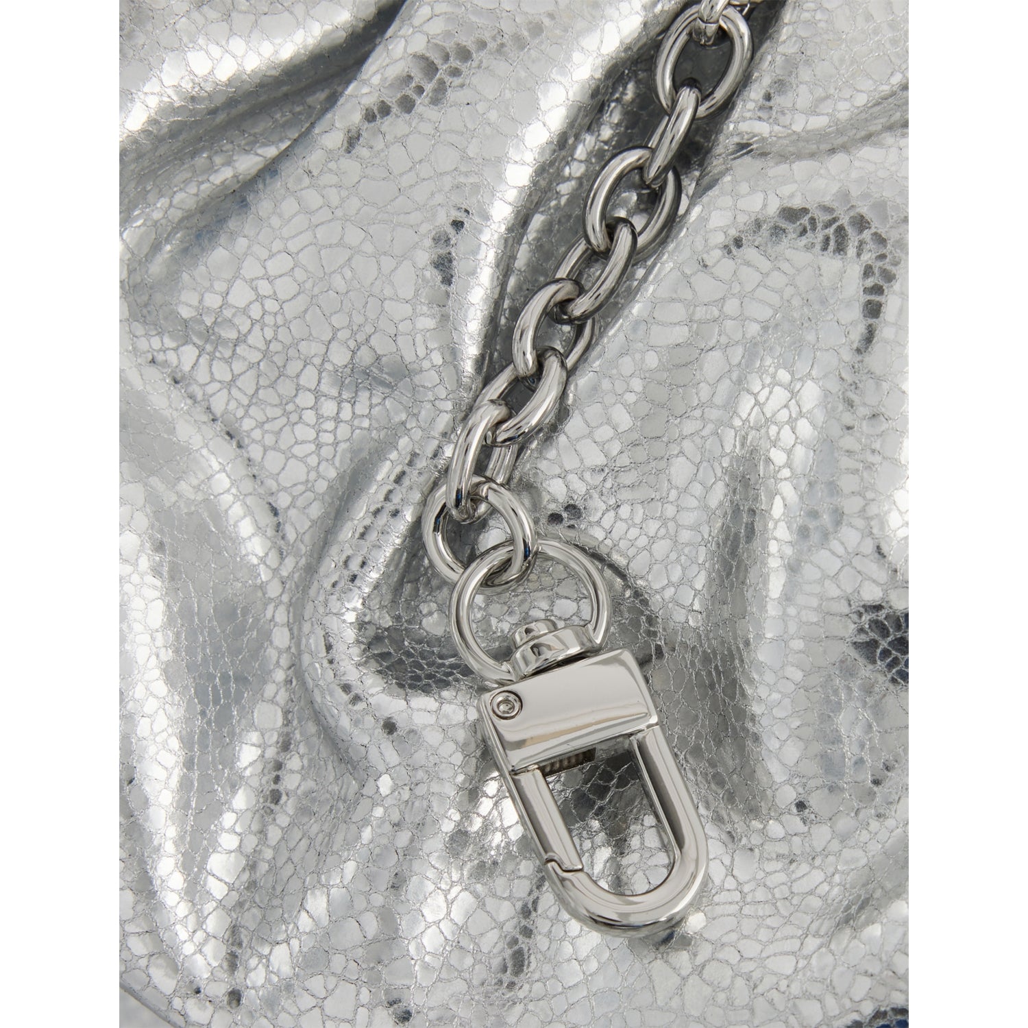 Weekend Max Mara Pasticcino metallic leather handbag, imported from the UK